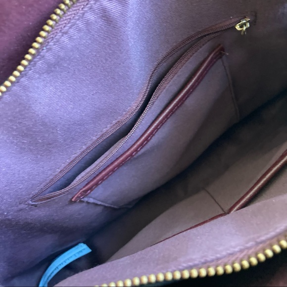 👜Burgundy Aldo Tote Bag With Tons of Storage 👜 - Picture 4 of 8